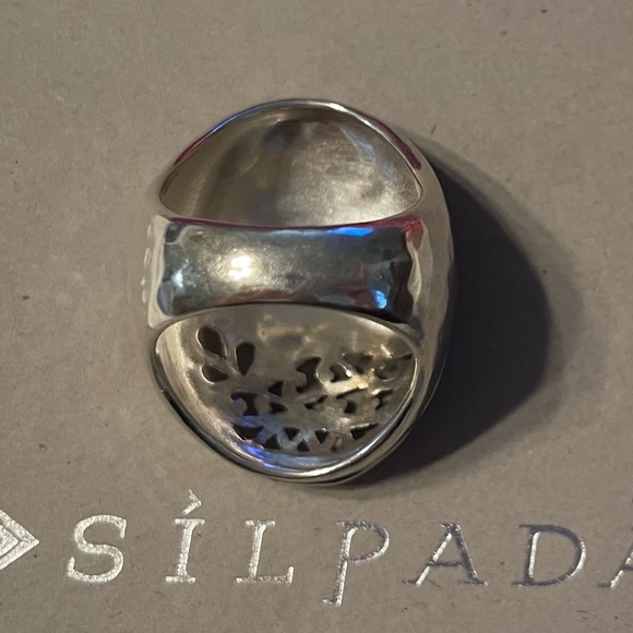 Silpada Sterling Silver ‘REFLECTION’ Statement Ring R2939 - Picture 13 of 15